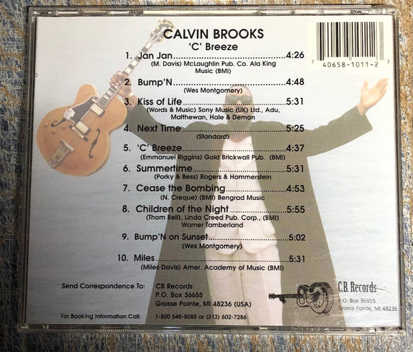 Calvin Brooks : 'C' Breeze (CD)