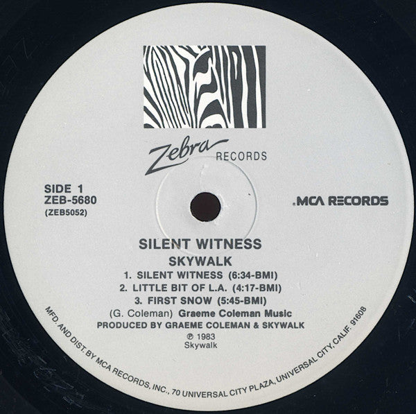 Skywalk (3) : Silent Witness (LP, Album)
