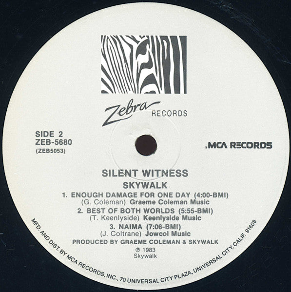Skywalk (3) : Silent Witness (LP, Album)