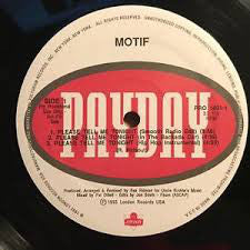 Motif (2) : Please Tell Me Tonight (12", Promo)