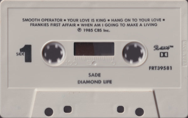Sade : Diamond Life (Cass, Album)