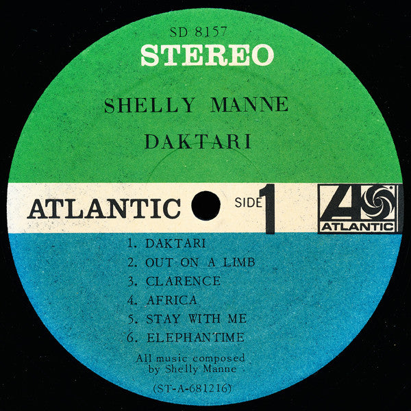 Shelly Manne : Daktari (LP, Album)