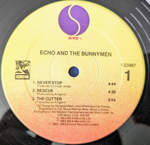 Echo And The Bunnymen* : Echo And The Bunnymen (12", MiniAlbum, Comp, All)