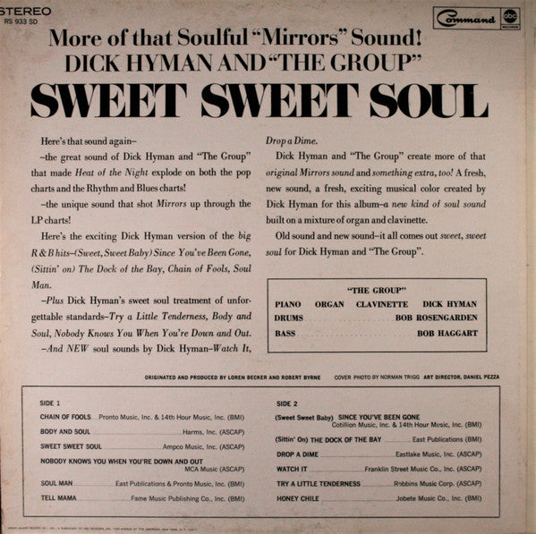 Dick Hyman And The Group : Sweet Sweet Soul (LP, Gat)