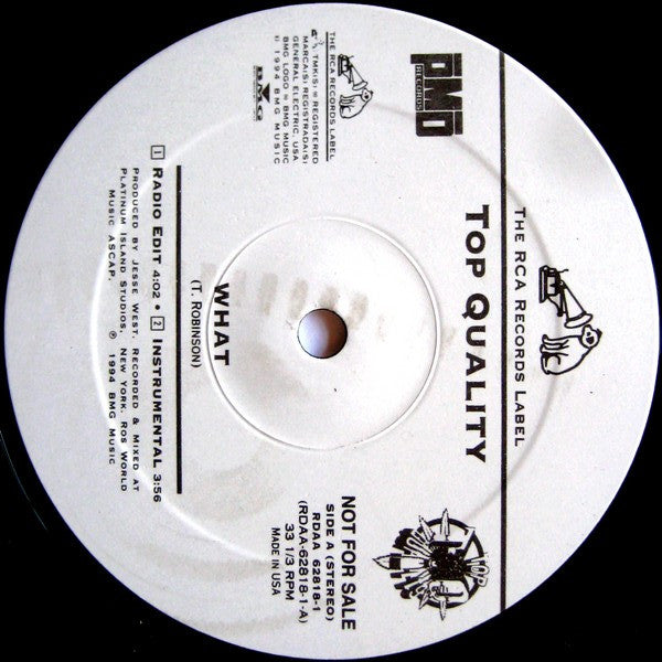 Top Quality : What (12", Promo)
