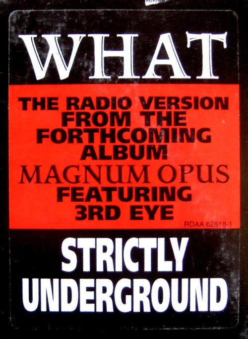 Top Quality : What (12", Promo)