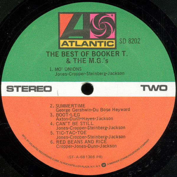 Booker T. & The MG's* : The Best Of Booker T. & The MG's (LP, Comp, RE, PR )