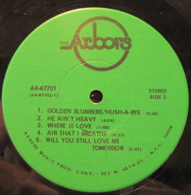 The Arbors : The Arbors (LP, Album)