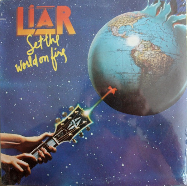 Liar (3) : Set The World On Fire (LP, Album, Jac)