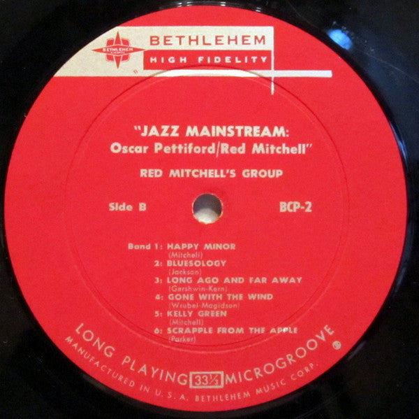 Oscar Pettiford / Red Mitchell : Jazz Mainstream (LP, Comp)