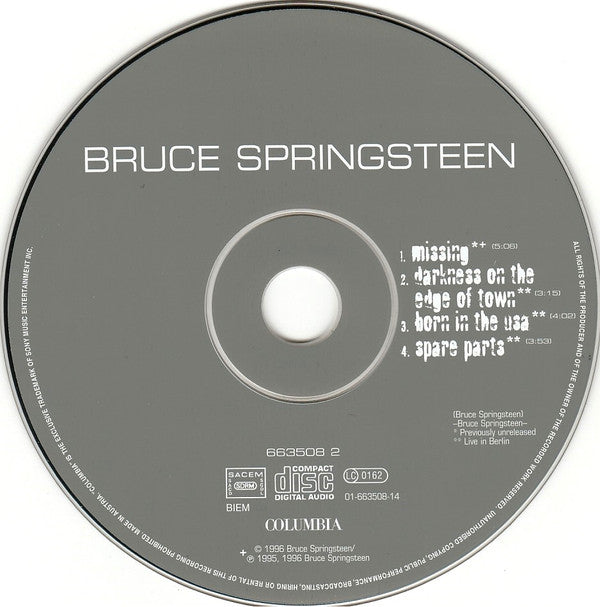 Bruce Springsteen : Missing (CD, Maxi)
