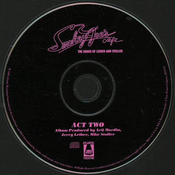 "Smokey Joe's Café" Original Broadway Cast : Smokey Joe's Cafe - The Songs Of Leiber And Stoller (2xCD, Album, RP)