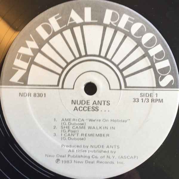 Nude Ants : Access... (12", MiniAlbum)