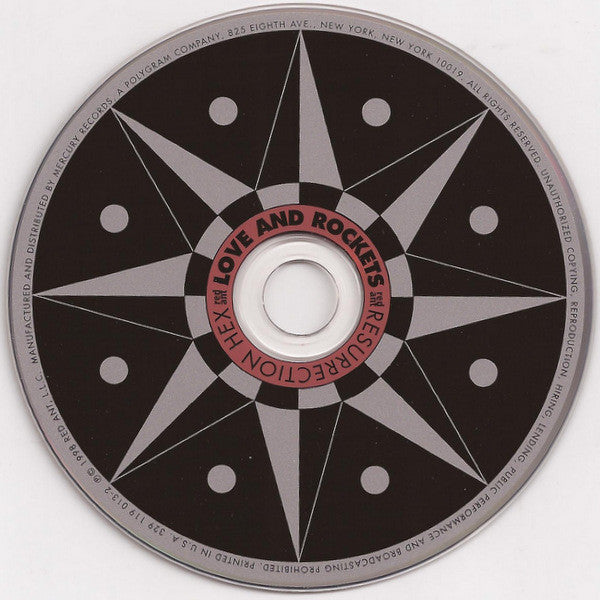Love And Rockets : Resurrection Hex (CD, Maxi)