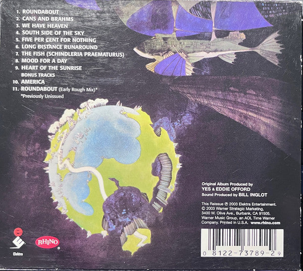 Yes : Fragile (CD, Album, RE, RM, Dig)
