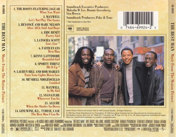 Various : The Best Man (Music From The Motion Picture) (CD, Comp)