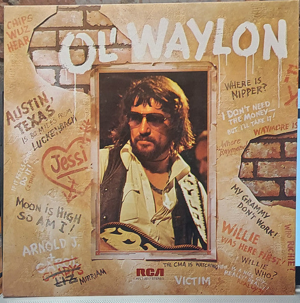 Waylon Jennings : Ol' Waylon (LP, Album, RE, Ind)