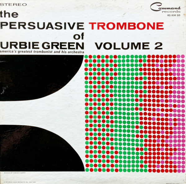 Urbie Green And His Orchestra : The Persuasive Trombone Of Urbie Green Volume 2 (LP, Album, Ind)