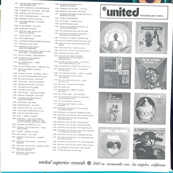 Ike & Tina Turner : Ike & Tina Turner's Festival Of Live Performances (LP, Album, RE)