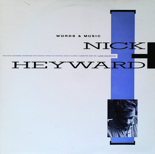 Nick Heyward : Words And Music (LP, Promo)