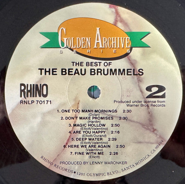 The Beau Brummels : The Best Of The Beau Brummels (LP, Comp)