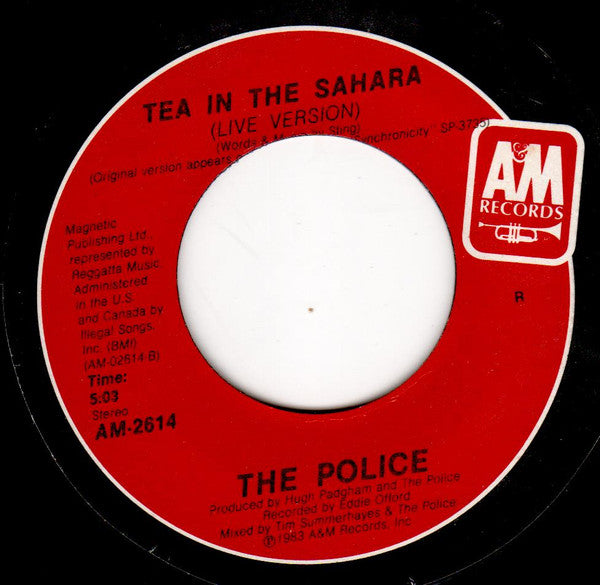 The Police : Wrapped Around Your Finger (7", Single, Styrene, R -)