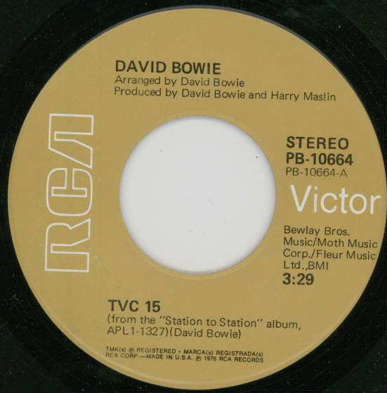 David Bowie : TVC 15 (7", Single)