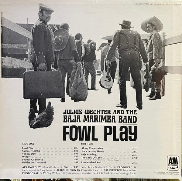 Julius Wechter And The Baja Marimba Band* : Fowl Play (LP, Album, Ter)