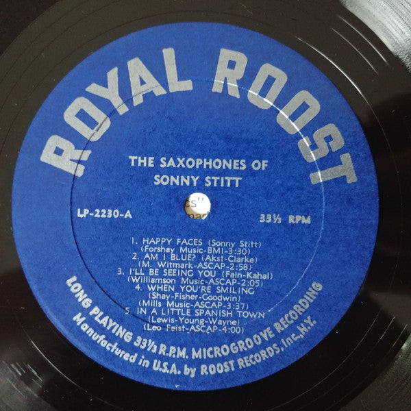 Sonny Stitt : The Saxophones Of Sonny Stitt (LP, Album)