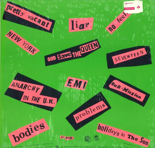 Sex Pistols : Never Mind The Bollocks Here's The Sex Pistols (LP, Album, RE)