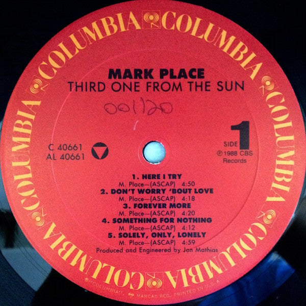 Mark Place : Third One From The Sun (LP, Album)