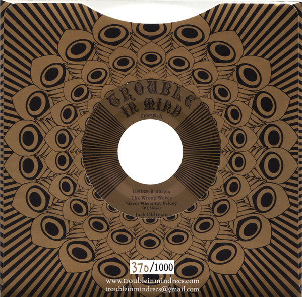 Various : Trouble In Mind Covers EP 2011 (7", RSD, Ltd, Num, Whi)