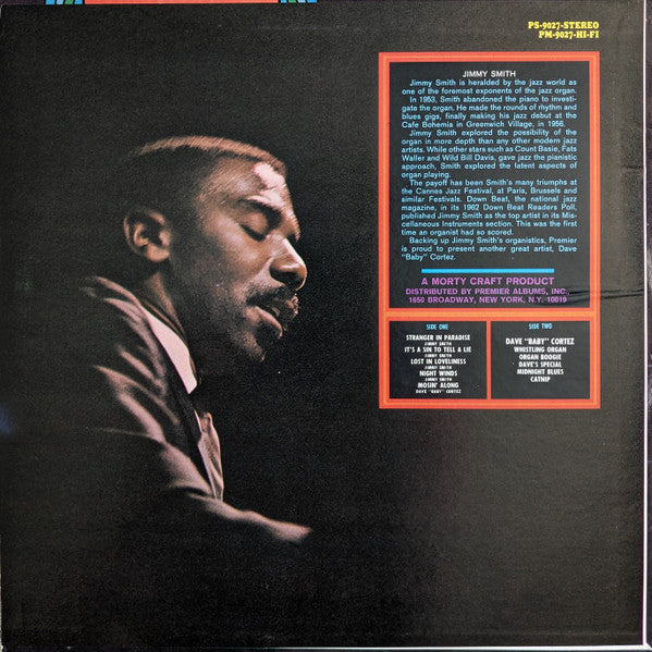Jimmy Smith / Dave "Baby" Cortez : Starring Jimmy Smith / Also Starring Dave "Baby" Cortez (LP, Mono)