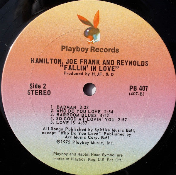 Hamilton, Joe Frank & Reynolds : Fallin' In Love (LP, Album, Ter)