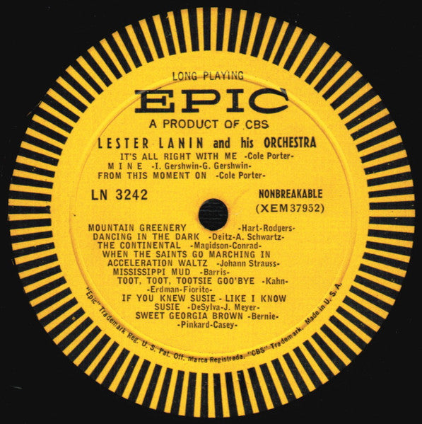 Lester Lanin And His Orchestra : Lester Lanin And His Orchestra (LP, Album)