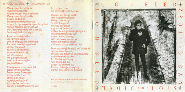 Lou Reed : Magic And Loss (CD, Album, Spe)