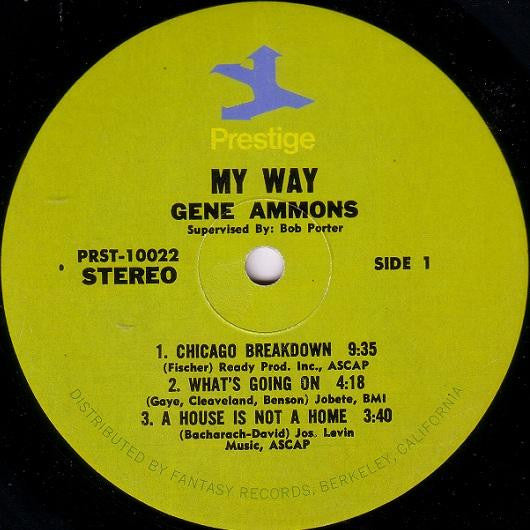 Gene Ammons : My Way (LP, Album)