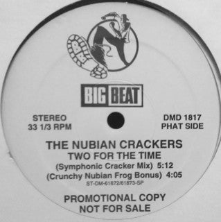 Nubian Crackers : Two For The Time (12", Single, Promo)