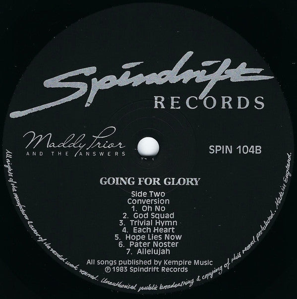Maddy Prior And The Answers (3) : Going For Glory (LP, Album)