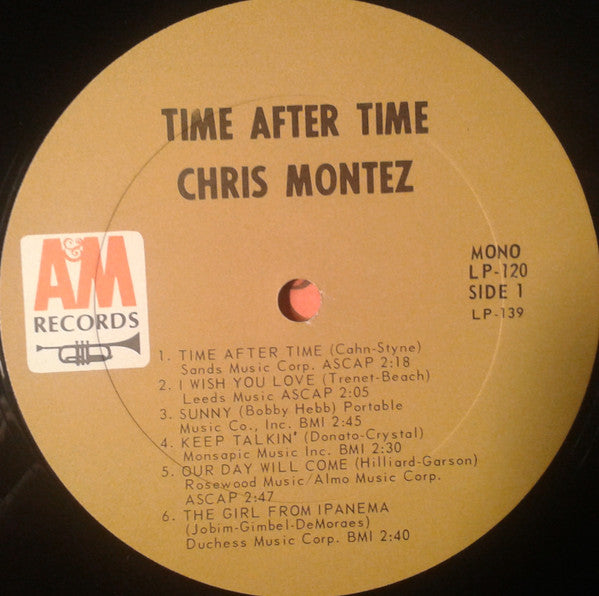 Chris Montez : Time After Time (LP, Album, Mono)
