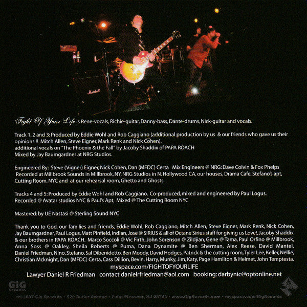 Fight Of Your Life : The Phoenix EP (CD, EP)