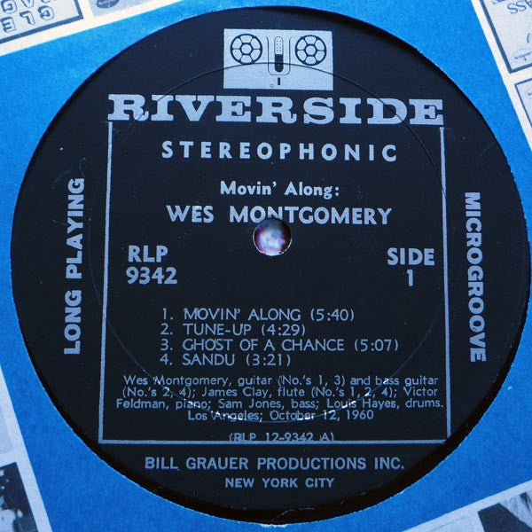 Wes Montgomery : Movin' Along (LP, Album)