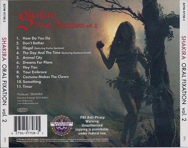 Shakira : Oral Fixation Vol. 2 (CD, Album)