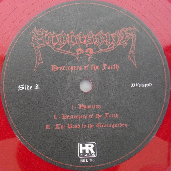 Procession (3) : Destroyers Of The Faith (LP, Album, Ltd, RP, Red)