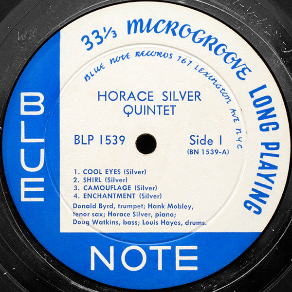 Horace Silver Quintet* : 6 Pieces Of Silver (LP, Album, Mono)