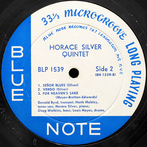 Horace Silver Quintet* : 6 Pieces Of Silver (LP, Album, Mono)
