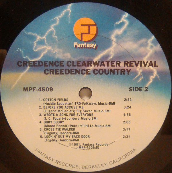 Creedence Clearwater Revival : Creedence Country (LP, Comp, San)
