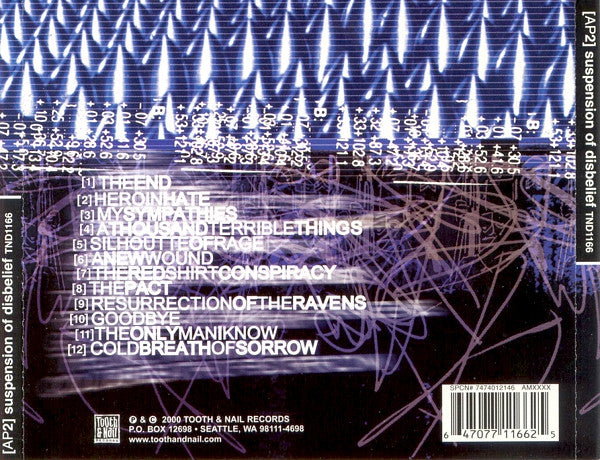 AP2 : Suspension Of Disbelief (CD, Album)