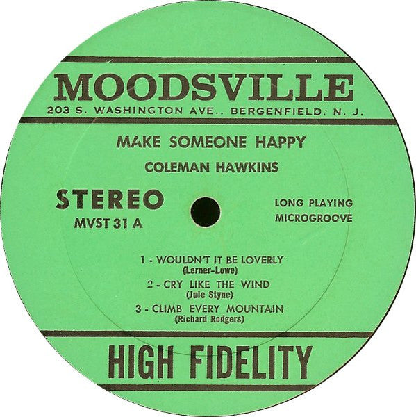 Coleman Hawkins : Make Someone Happy (LP, Album)