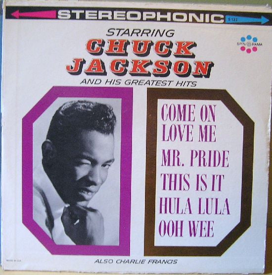 Chuck Jackson / Charlie Francis (4) : Starring Chuck Jackson (LP)